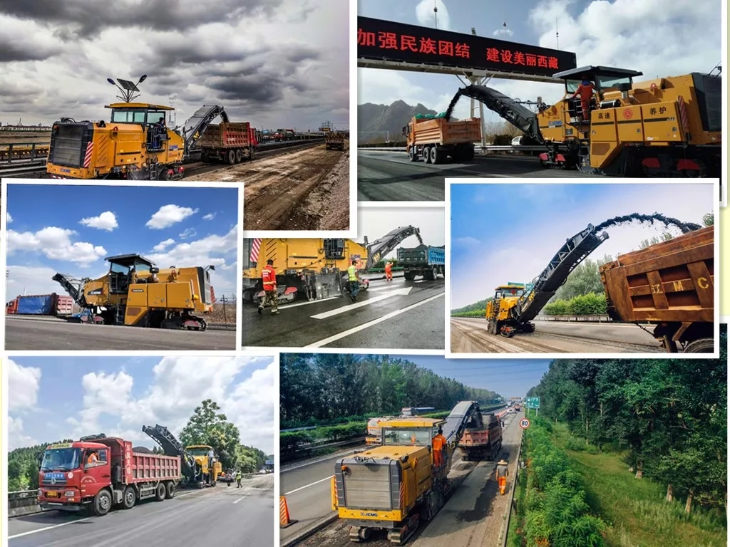 MK体育（中国）国际平台两米铣刨机高速公路显身手