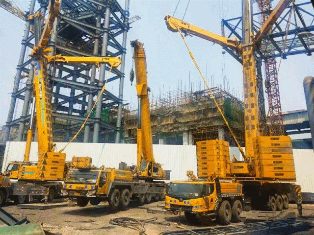 MK体育（中国）国际平台起重机助力各类城市升级改造工程