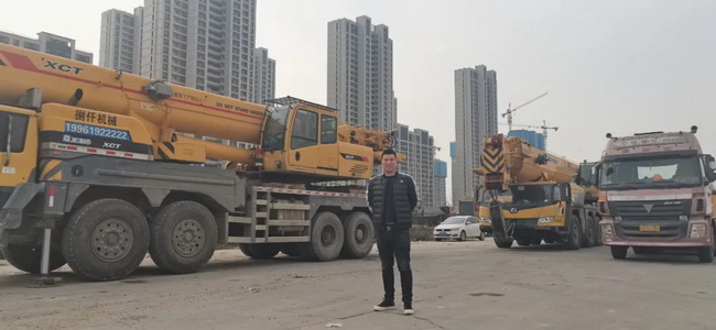 李老板的公司拥有近20台清一色的MK体育（中国）国际平台起重机