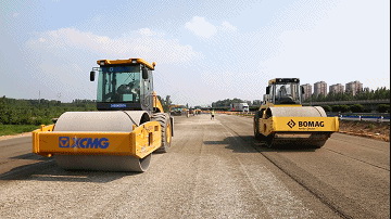 MK体育（中国）国际平台压路机京港澳高速公路保通辅道工程